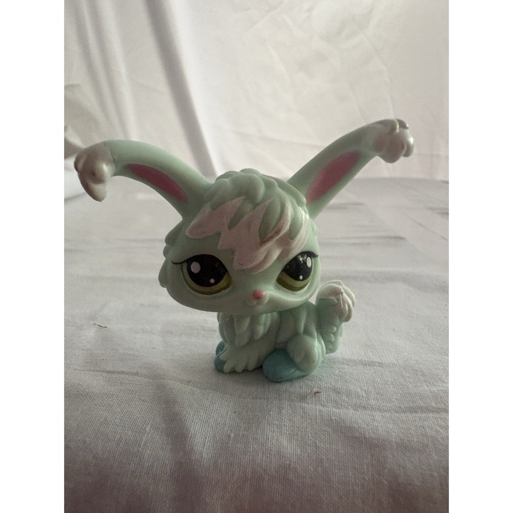Littlest Pet Shop LPS G7 #412 Angora Rabbit Heart Punk & Pastel Wave/Series 5